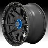 KMC KM100 Sync Satin Black Custom Truck Wheels 7